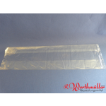 Rollbratenbeutel 15+10x45 cm mit Falte transparent geblockt 